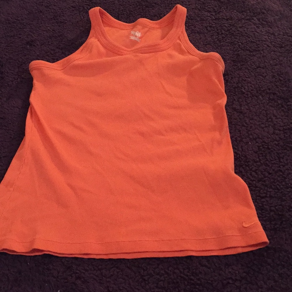 Orange Nike tank